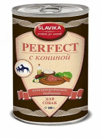Славика Перфект для собак с кониной 340 г.