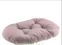 Подушка PRINCE 55 розово-бежевая [велюр] Ферпласт