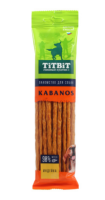 Титбит Кабанос Лакомство для собак Колбаски Индейка 120г [уценка]