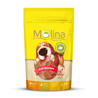 Молина д/щенков Куриные медальоны с сыром и печенью, 65 г., 1542
