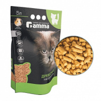 Триол Наполнитель древесный для кошек, мелкие гранулы, 5 л.