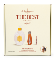 ISB The Best line Набор Andromeda кондиционер для выпадающей шерсти 500 мл, шампунь 120 мл + парфюм 2 мл в подарок