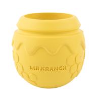 Игрушка Mr.Kranch для собак Горшочек меда 9*8 см желтая с ароматом сливок