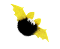 GoSi Игрушка для Кошек "Летучая мышь Вадим" Натуральная норка