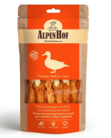 AlpenHof Лакомство Жевательные палочки с уткой для мелких собак и щенков, 50 г. [уценка]