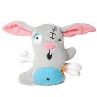 Игрушка HORROR для собак мягкая "Заяц-разбойник" 140/180мм Триол