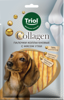 Триол Лакомство для собак «Палочки коллагеновые с мясом утки», серия COLLAGEN (80 гр.)