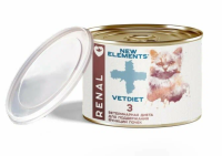 New Elements д/кошек 3 индейка "Renal", 240 гр.