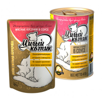 Милый котик Аппетитная курочка в соусе 415 г. [уценка]