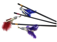 И-17 Дразнилка-удочка для кошек "Кисточка с перьями"