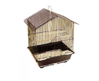 Триол Клетка для птиц №2101 золото 30*23*39 см.