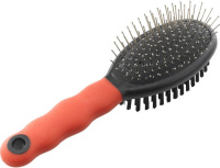 Расческа-щётка GRO5926 двойная для собак и кошек Ферпласт