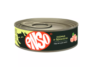 ENSO конс. д/котят, паштет с курицей и брокколи, банка 100г