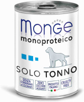 Monge Dog Monoproteico Solo консервы для собак паштет из тунца, 400 г.