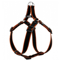 Шлейка Saival Premium «Цветной край» быстросъемная, оранжевык края, 25 мм