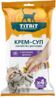 Титбит Крем-суп для кошек с кусочками Кролика 4шт*40г