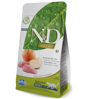 Сухой беззерновой корм Farmina N&D Prime Cat для взрослых кошек, с кабаном и яблоком (5 кг)