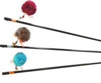 И-12 Дразнилка-удочка для кошек "Помпон с бантиком"