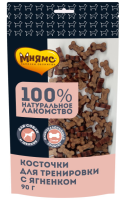 Мнямс Тренировочные лакомства для собак "Косточки" с ягненком 90г [уценка]
