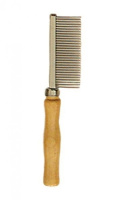 Триол Расческа средняя для кошек и собак [деревянная ручка]