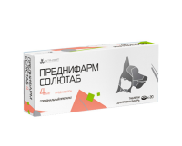 Преднифарм Солютаб 4 мг, 20 табл