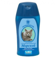 Агроветзащита Шампунь Морской для короткошерстных кошек, 180 мл.