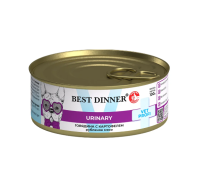 Best Dinner Vet Profi Urinary корм для собак и щенков с 2 мес при струвите говядина с картофелем консервы (100 гр)