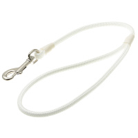 Водилка с карабином круглая 6 мм*40 см [белая] 72-0782