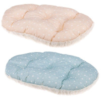 Подушка RELAX F 65/6 PUPPY, с мехом для собак и кошек [Голубой]