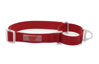 Ошейник-мартингейл [полуудавка] нейлоновый "Стандарт" M, красный, 20*380-540мм, Triol