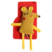 Игрушка для кошек Lion Мышь с гречихой (LMG-K0011-B 25x8 см)