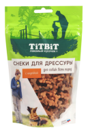 Титбит СНЕКИ ДЛЯ ДРЕССУРЫ СОБАК ВСЕХ ПОРОД С ИНДЕЙКОЙ 100 Г
