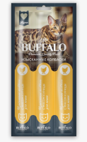Mr.Buffalo Лакомство Колбаски с мясом индейки и курицы д/кошек 3 шт, 15 г.