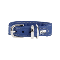 Hunter ошейник для собак Cannes Mini 32 [23-27,5] 2,5 см натуральная кожа (синий)