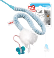 GiGwi Дразнилка с перьями на стеке 73см, серия FEATHER TEASER