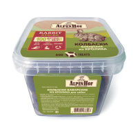 AlpenHof Лакомство для собак Колбаски баварские из кролика. ПОШТУЧНО (450гр)