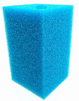 Россия Губка прямоугольная крупнопористая СИНЯЯ Турбо №9, 8х8х16 см. (№ 15 12*12*20см)