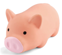 Игрушка для собак из латекса "Розовый поросенок", 75мм, Triol, серия MINI DOGS