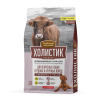 Деревенские лакомства Холистик Премьер д/собак средних и крупных пород говядина,рис (7 кг)