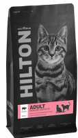 АКЦИЯ 1+1 Hilton сухой корм д/стерил. кошек и кастрированных котов с Говядиной, 400 г