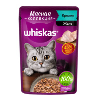 Whiskas Вискас Мясная коллекция кролик 75 г.