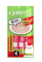 Inaba Чао Чуру д/кошек пюре куринное филе. кальмар ПОШТУЧНО