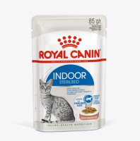 Royal Canin Indoor Sterilised, пауч в соусе для стерилизованных кошек, 85 г.