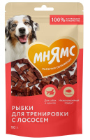 Лакомство Мнямс На каждый день для собак Тренировочные "Рыбки" из лосося 90г