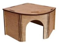 Ашера Домик для грызунов угловой [105*160*160 см]