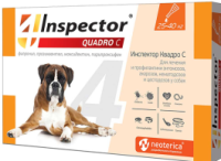 Inspector Инспектор Quadro Капли для собак 40-60кг I308 1*40 [уценка] (25-40 кг)
