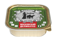ZOORING Консервы для собак, паштет Московский деликатес 100 г. [уценка]