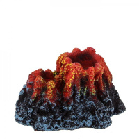 PRIME Декорация пластиковая "Вулкан", 170*130*105 мм.