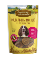 Деревенские лакомства Медальоны курица/утка 90г
