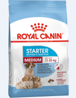 Royal Canin Медиум Стартер сухой корм для щенков и кормящих собак средних пород (4 кг)